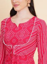 Elementary Salwar Suit in Pink Colour